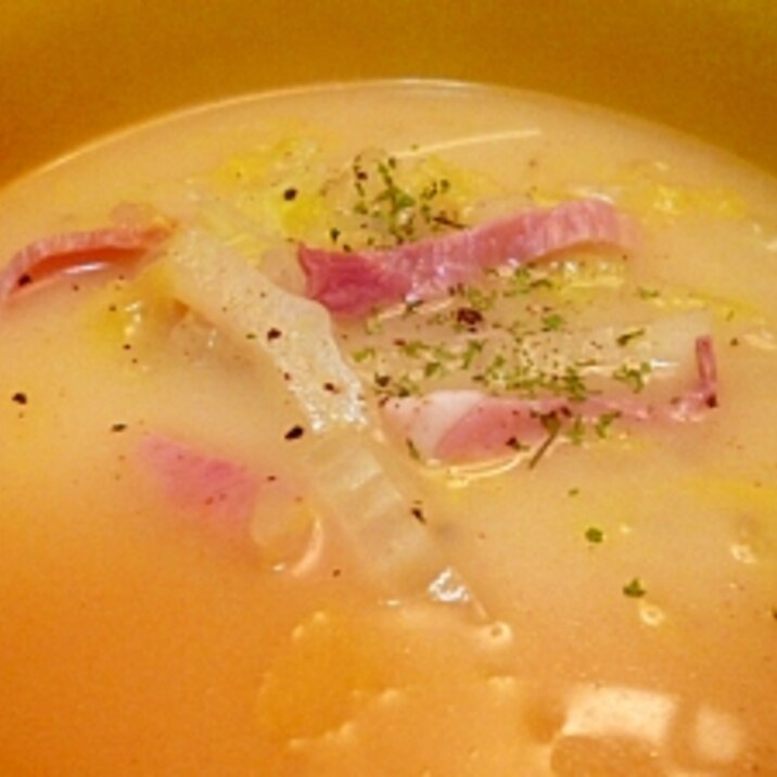 カレー風味☆ココナッツミルクのスープ